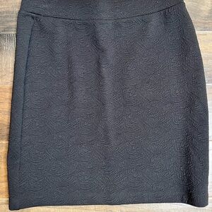 LOFT Black Pencil Skirt Knee-Length Workwear